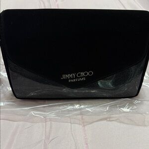 Jimmy Choo Black and Silver Clutch